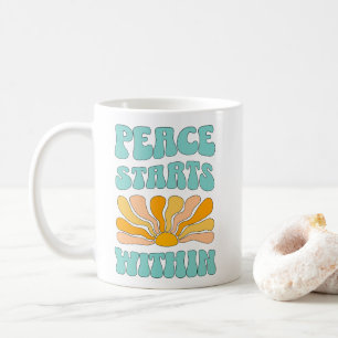 Peace Starts Within Coffee Mug