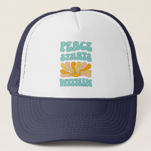 Peace Starts Within Trucker Hat