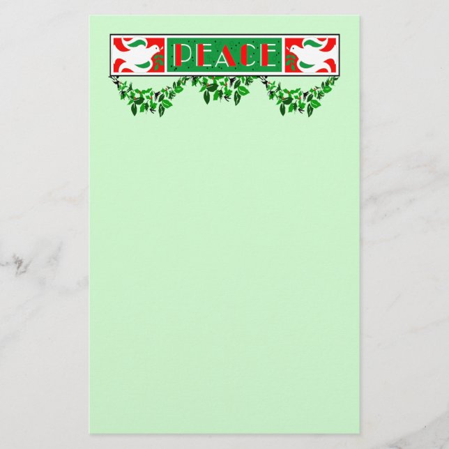 Peace Stationery (Front)