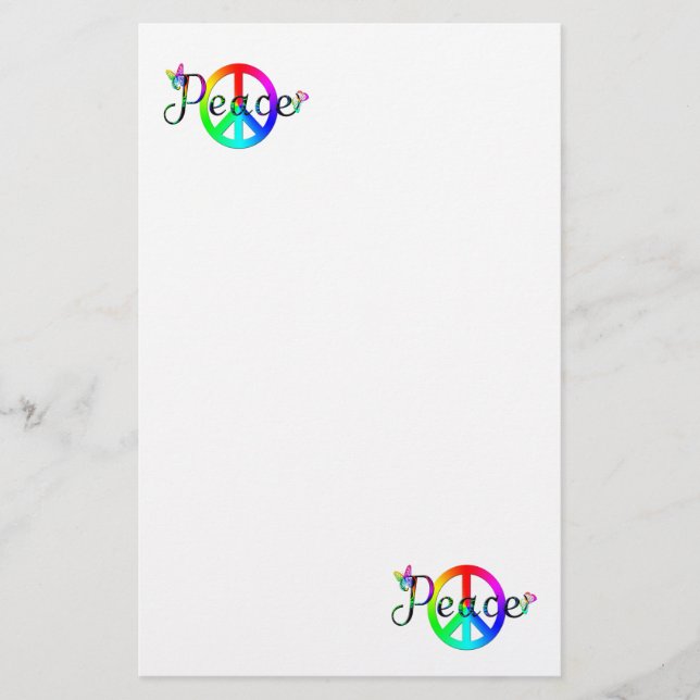 Peace Stationery (Front)