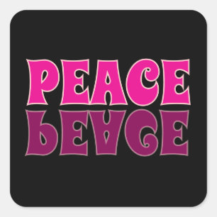 "Peace" Sticker