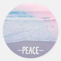 PEACE sticker to brighten your day!