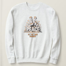 Peace Stone Flower Vintage Inspirational Quote