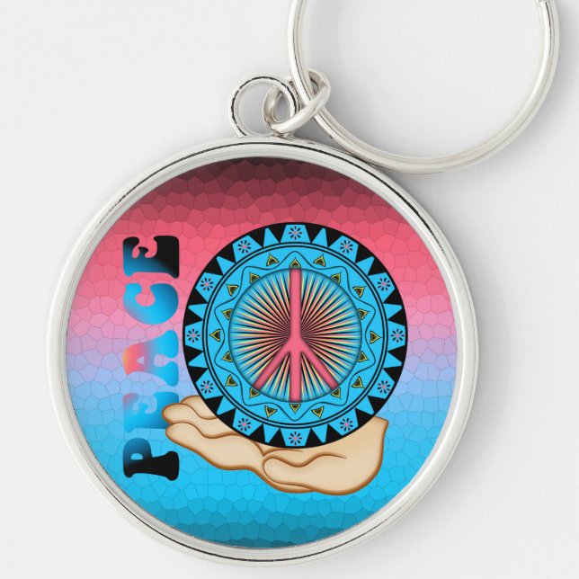 Peace ~ Sun Key Ring (Front)