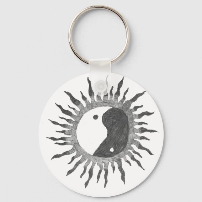 Peace Sun Key Ring (Front)