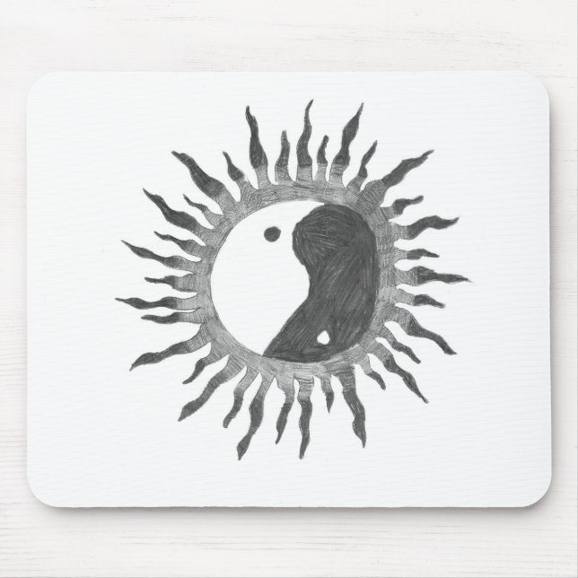 Peace Sun Mouse Mat (Front)