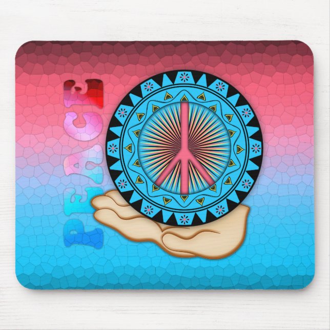 Peace ~ Sun Mouse Mat (Front)