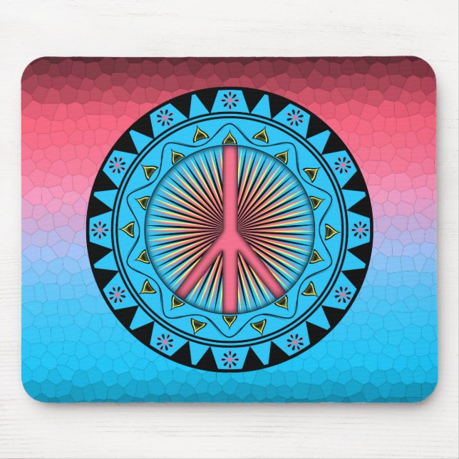 Peace ~ Sun Mouse Mat (Front)