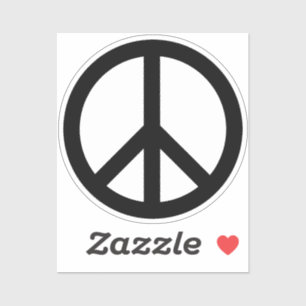 Peace symbol Anti War black elegant modern