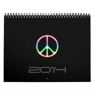 Peace Symbol Calendar 201X