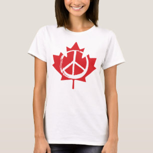 Peace Symbol Canada is Not for Sale to the USA T-Shirt
