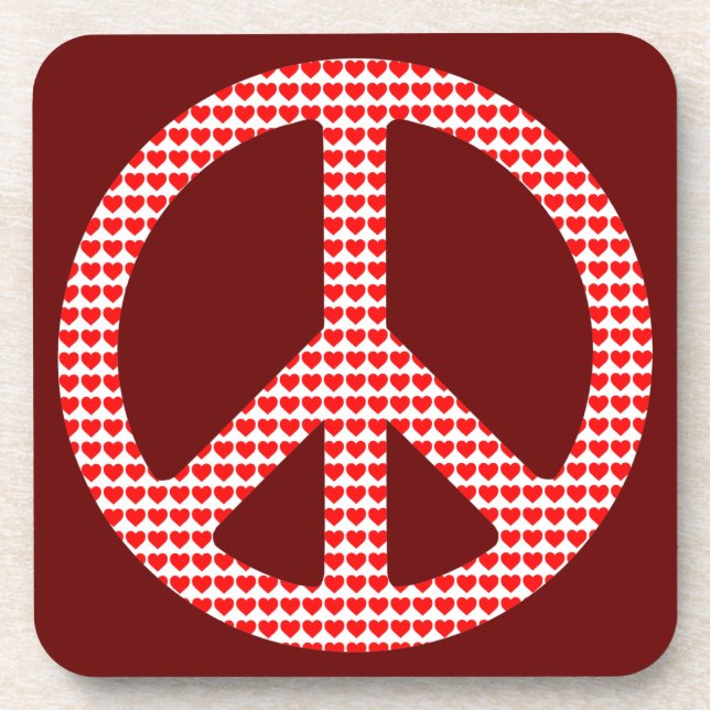Peace Symbol Coaster (Front)