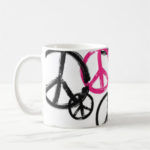 Peace symbol coffee mug