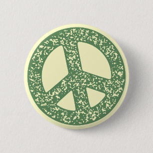 Peace Symbol -dist-stamp 6 Cm Round Badge