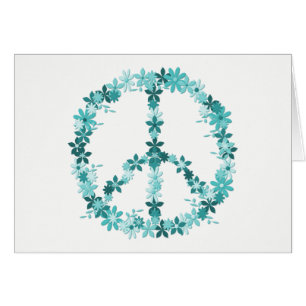 Peace symbol flower power