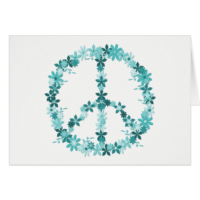 Peace symbol flower power (Front Horizontal)