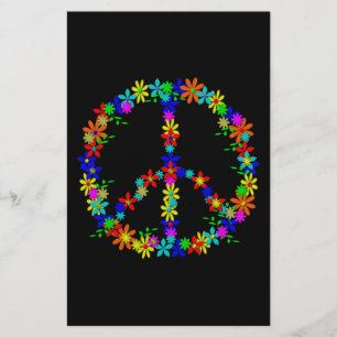 Peace Symbol Flower Power