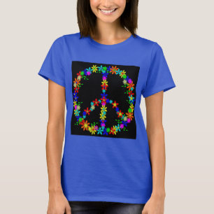 Peace Symbol Flower Power T-Shirt