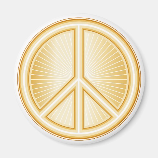 Peace Symbol Magnet (Front)