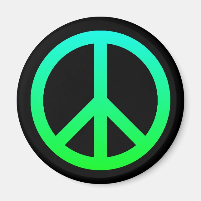 Peace Symbol Magnet (Front)
