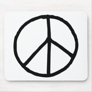 Peace Symbol Mouse Mat