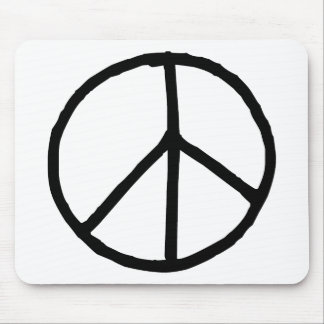 Peace Symbol Mouse Mat