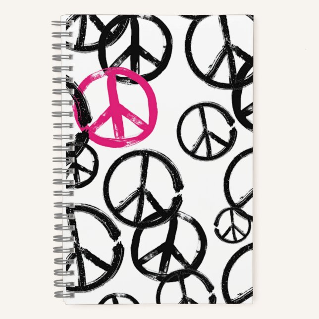 Peace symbol notebook (Front)
