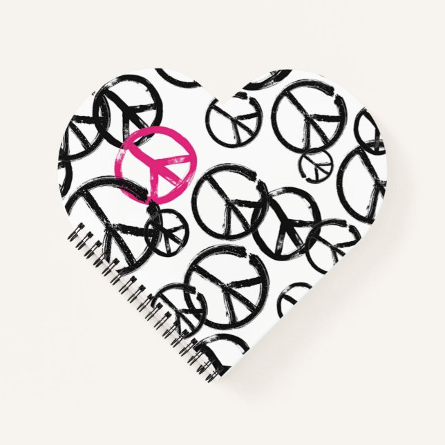 Peace symbol notebook (Front)