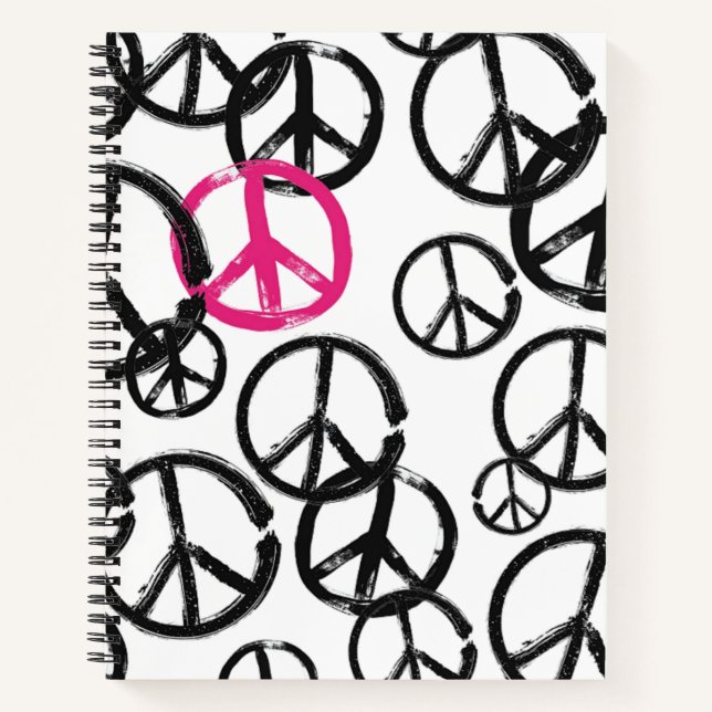 Peace symbol notebook (Front)
