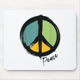 Peace Symbol Save The Earth Say No To War Peaceful Mouse Mat