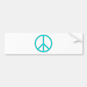 Peace Symbol Sign Love Hippie Anti War Protest Bumper Sticker