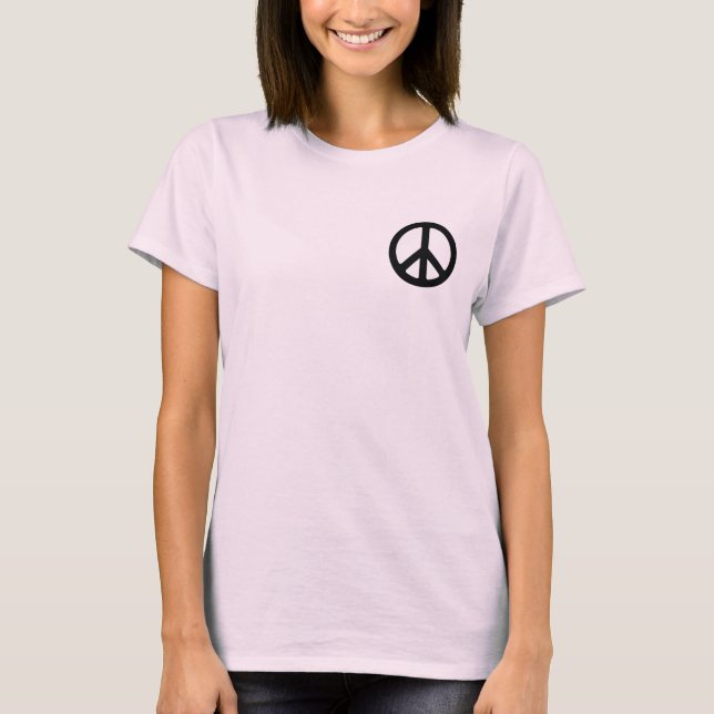 peace symbol T-Shirt (Front)