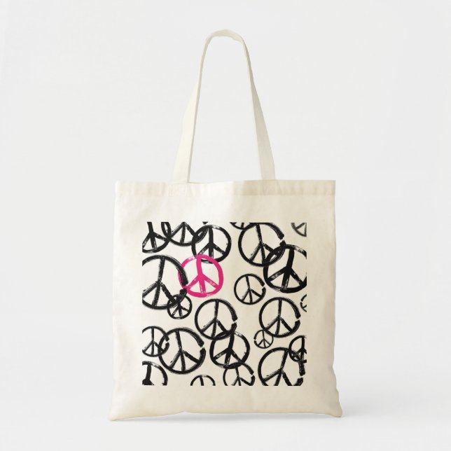 Peace symbol tote bag (Front)