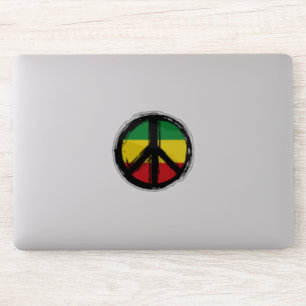 Peace Symbol with reaggae style