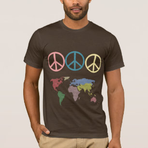 peace symbol world T-Shirt