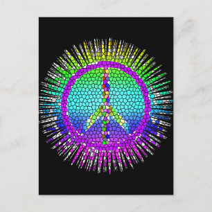Peace Symbols Postcard