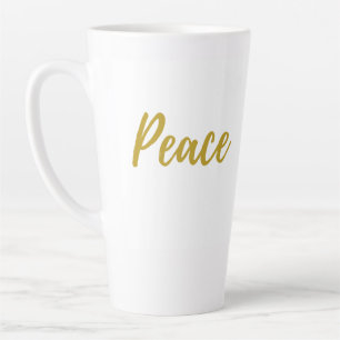 Peace Tall Latte Mug