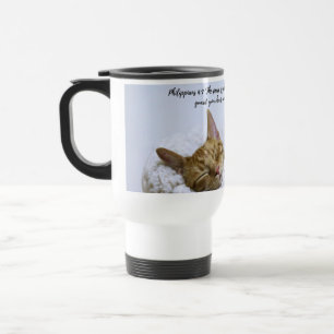 Peace That Passes All....Cat Travel Mug –
