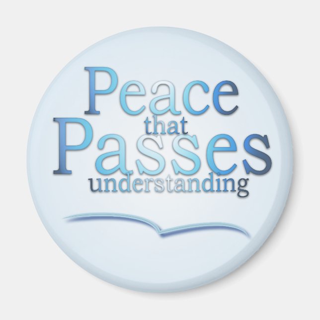 Peace that passes understanding magnet (Front)