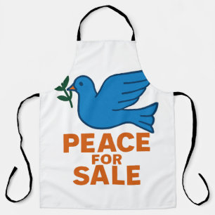 Peace themed apron