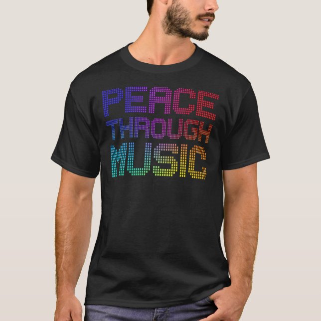 Peace Through Concert Music T Shirt - C (Front)