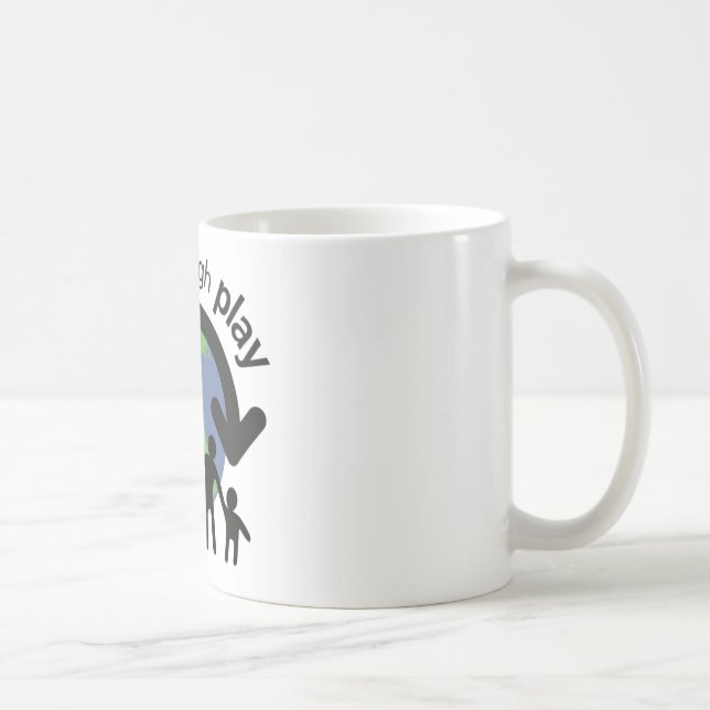 Peace through Play Mug (Right)