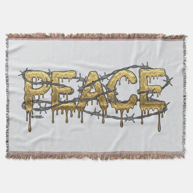Peace Throw Blanket (Front)