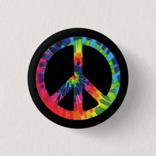 Peace Tie-dye 3 Cm Round Badge