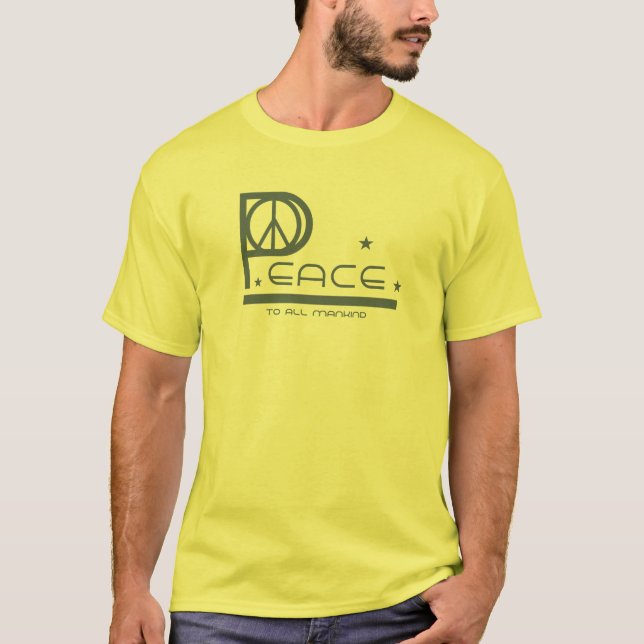 Peace to All Mankind T-Shirt (Front)
