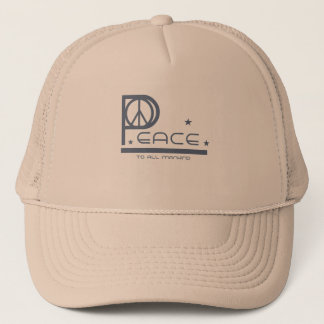 Peace to All Mankind Trucker Hat
