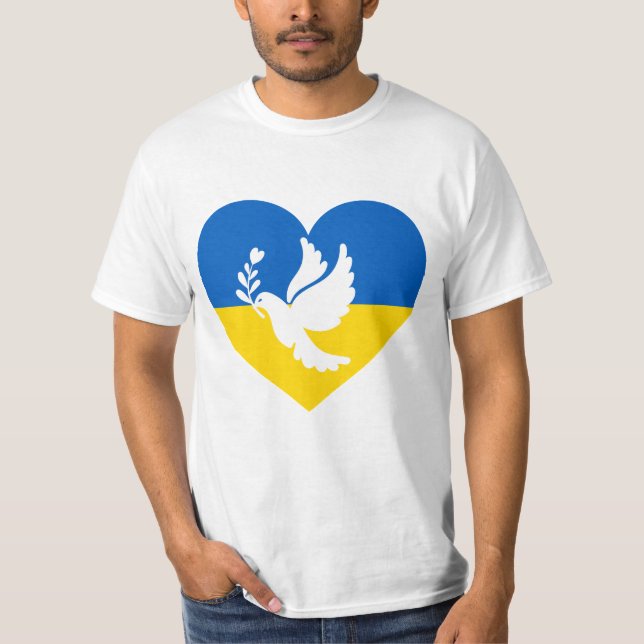 Peace to Ukraine T-Shirt (Front)