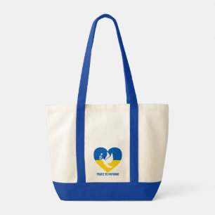 Peace to Ukraine Tote Bag