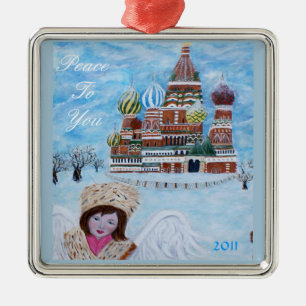 Peace To You Angel Ornament