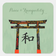 Peace Torii (on black)